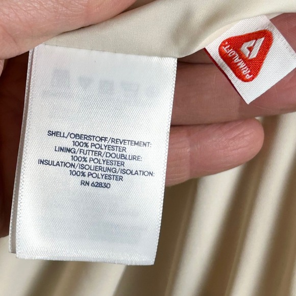 Lands End Puffer Coat Women's 2X Long ThermoPlume Insulated Coat Quilted Hooded - Picture 15 of 15